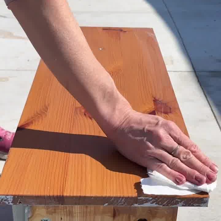 The paint came off like butter by Michelle