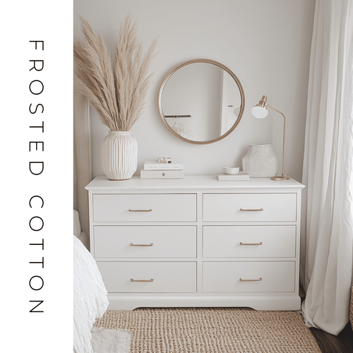 Frosted Cotton soy stain