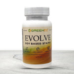 Evolve Soy Stain 4 oz sample bottle in Pantheon White 936 on wood stained Pantheon White