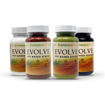 Evolve Soy Stain Sample Pack: four 4 oz bottles in Pantheon White, Rustic Stone, Summer Leaf and Fossil Black