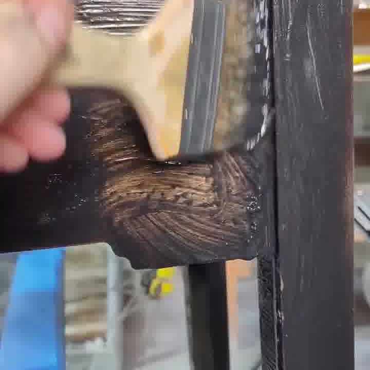 Stripped back to bare wood by Kristen
